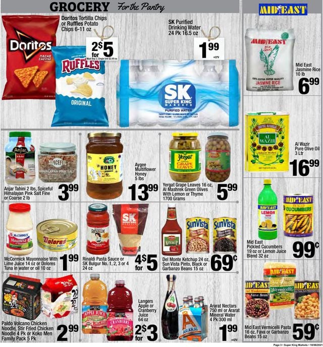 Super King Market Ad from 10/06/2021