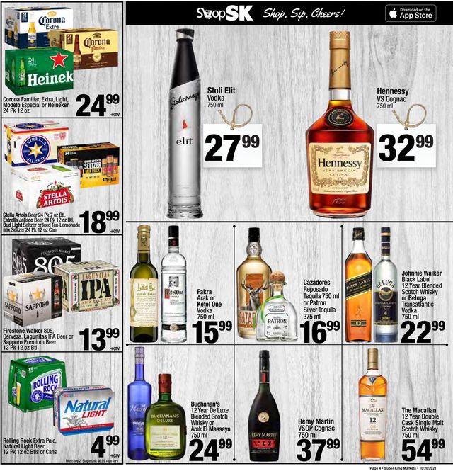 Super King Market Ad from 10/20/2021