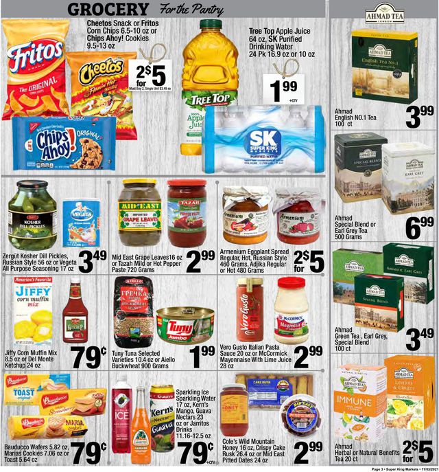 Super King Market Ad from 11/03/2021
