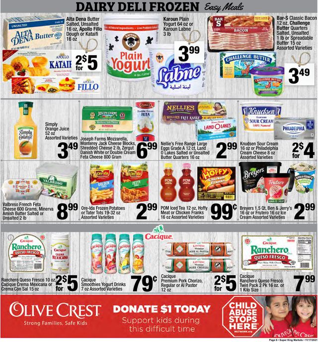 Super King Market Ad from 11/17/2021