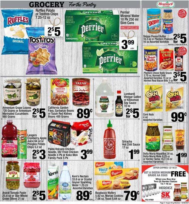 Super King Market Ad from 12/08/2021