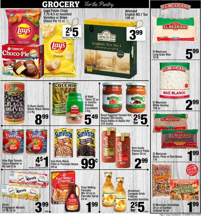 Super King Market Ad from 01/19/2022