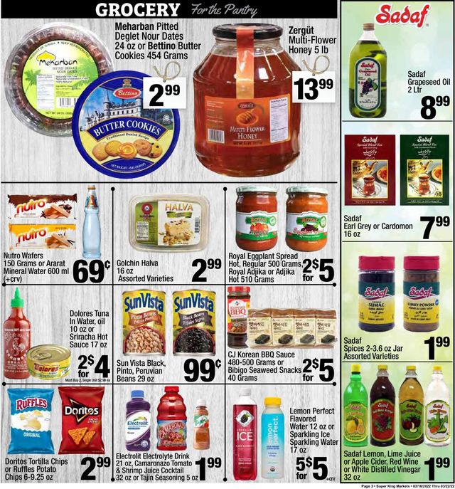 Super King Market Ad from 03/16/2022