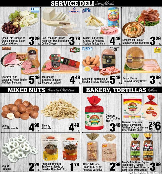 Super King Market Ad from 04/06/2022