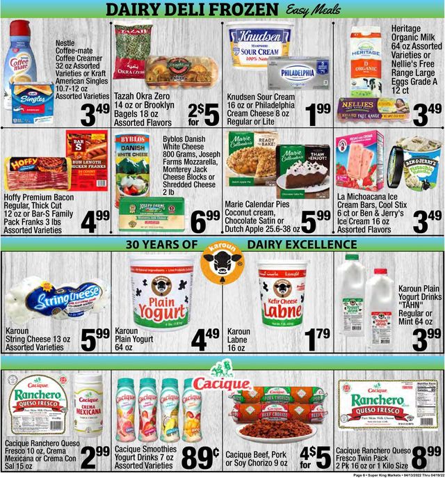 Super King Market Ad from 04/13/2022