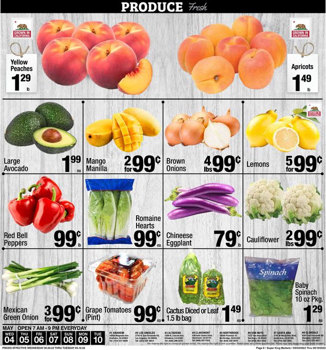 Super King Market Ad from 05/04/2022