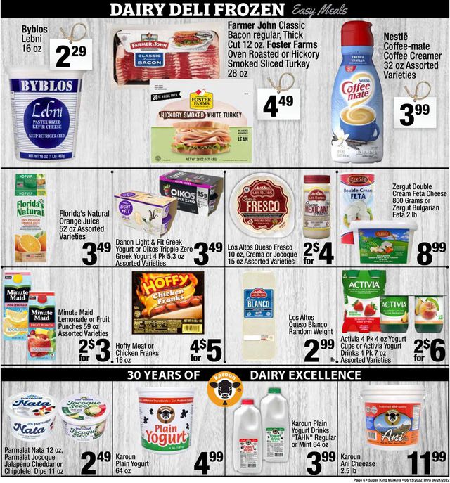 Super King Market Ad from 06/15/2022