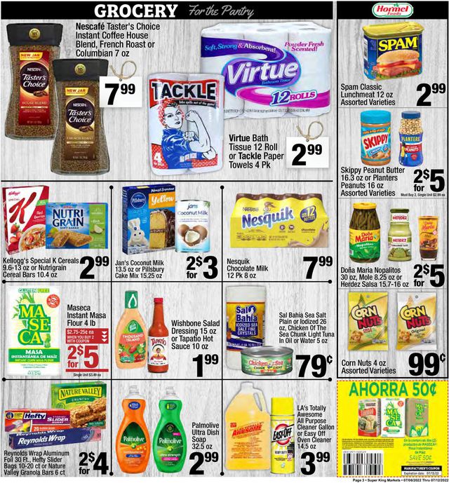 Super King Market Ad from 07/06/2022