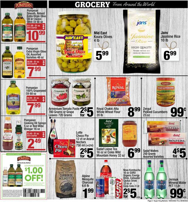 Super King Market Ad from 08/03/2022