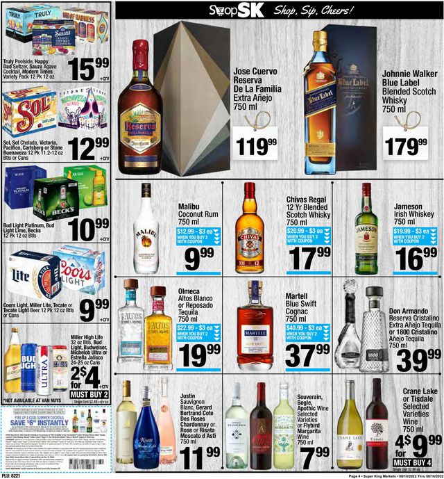 Super King Market Ad from 08/10/2022