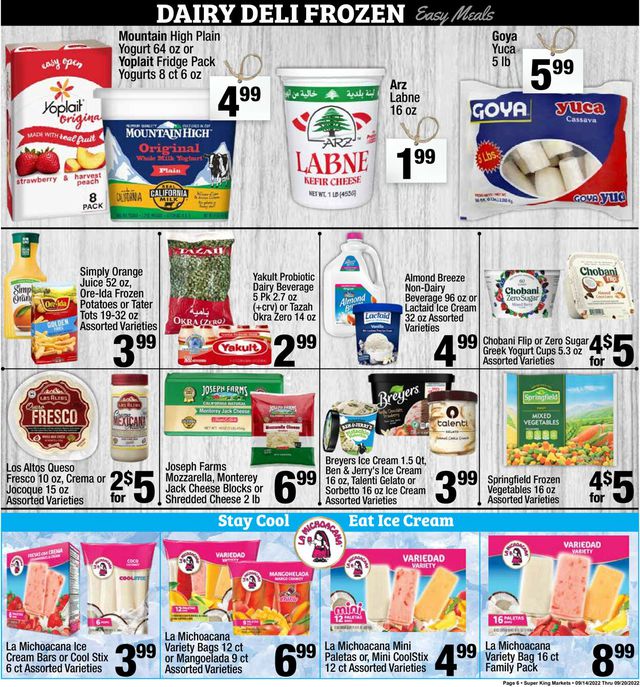Super King Market Ad from 09/14/2022