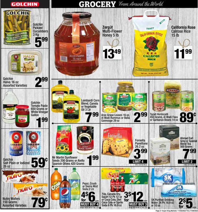 Super King Market Ad from 11/02/2002