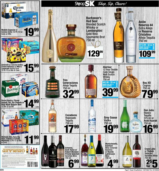 Super King Market Ad from 12/07/2022