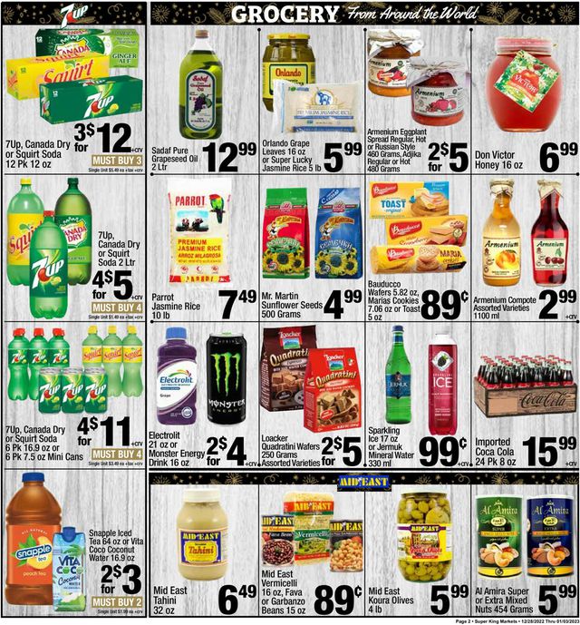 Super King Market Ad from 12/27/2022