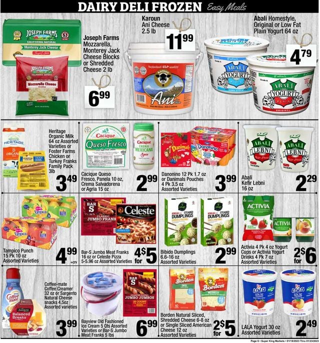 Super King Market Ad from 01/18/2023