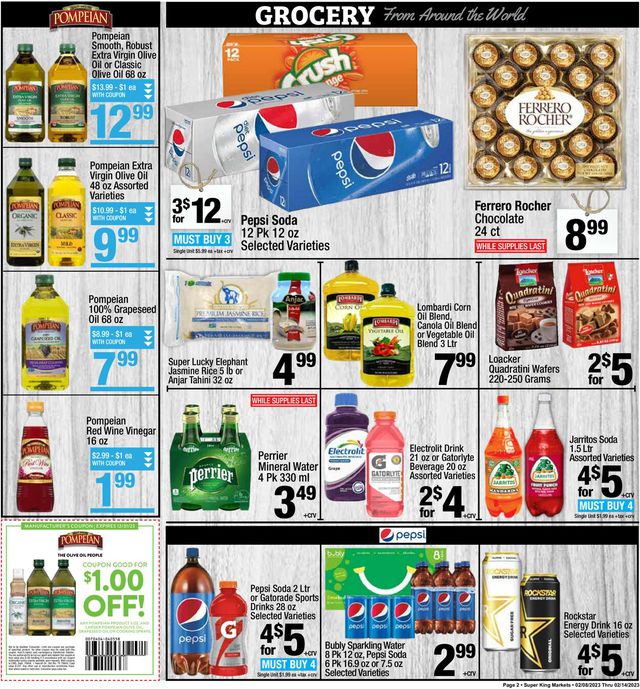 Super King Market Ad from 02/08/2023