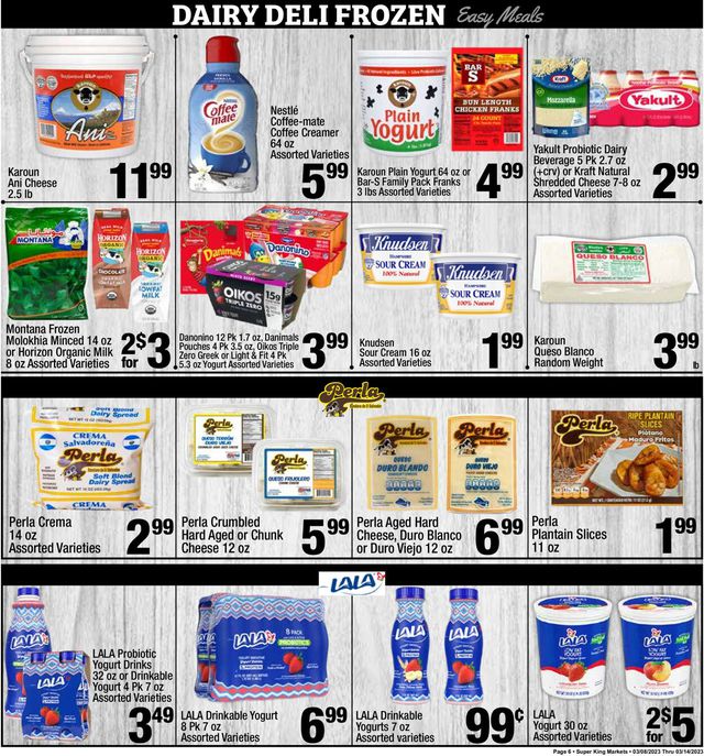 Super King Market Ad from 03/08/2023