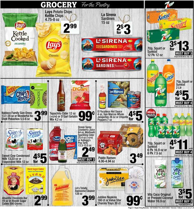 Super King Market Ad from 03/15/2023