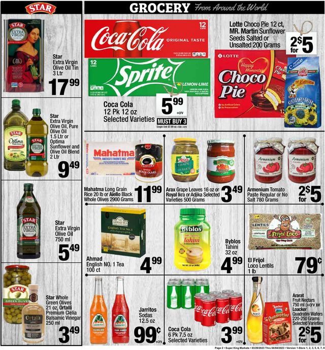 Super King Market Ad from 03/29/2023