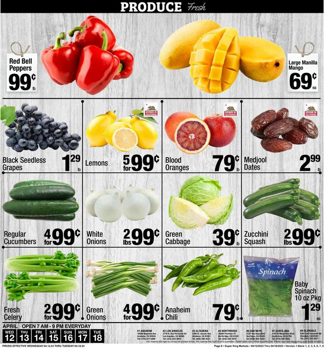 Super King Market Ad from 04/12/2023