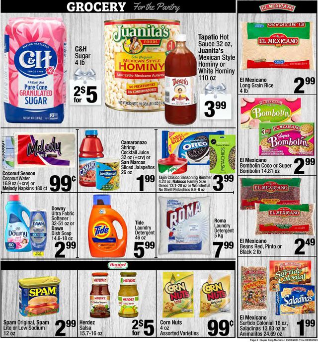 Super King Market Ad from 05/03/2023
