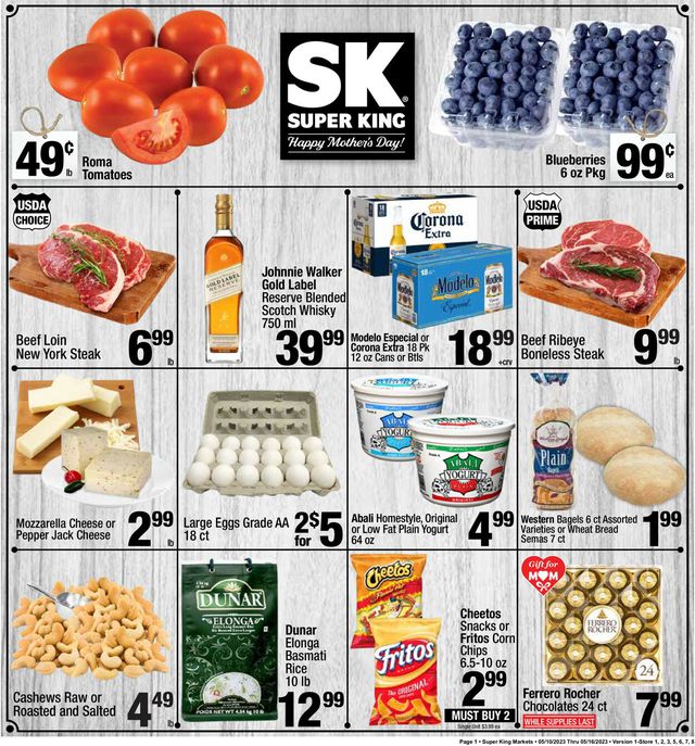 Super King Market Ad from 05/10/2023