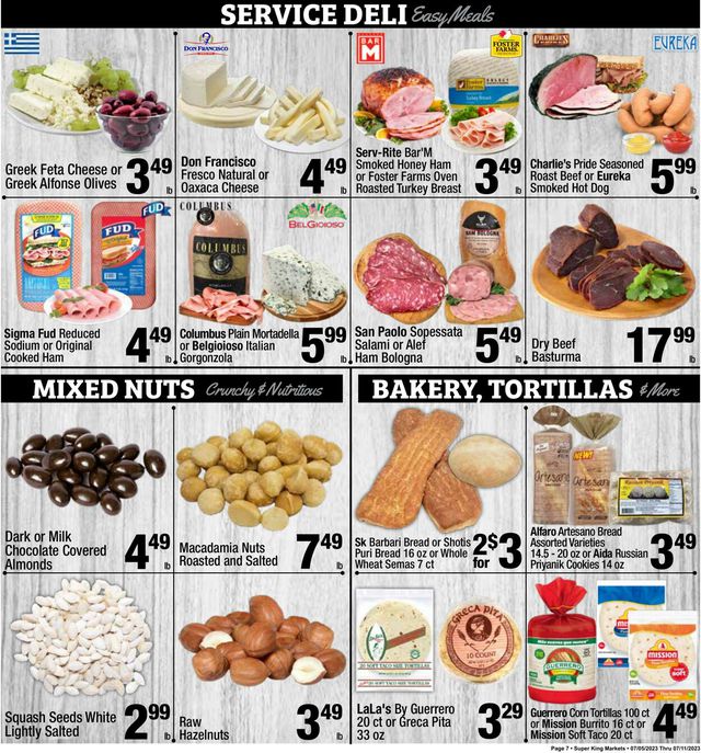 Super King Market Ad from 07/05/2023