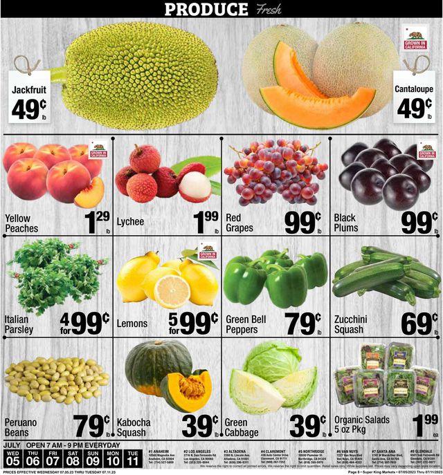 Super King Market Ad from 07/05/2023