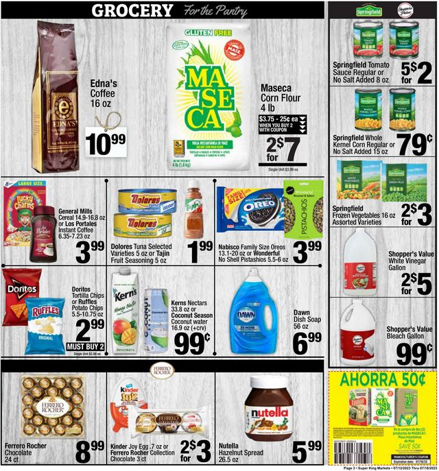 Super King Market Ad from 07/12/2023