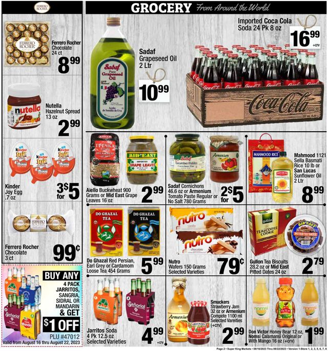 Super King Market Ad from 08/16/2023