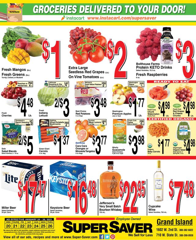 Super Saver Ad from 01/20/2021