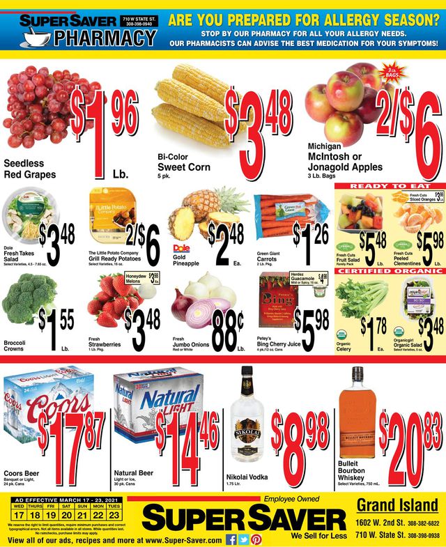 Super Saver Ad from 03/17/2021
