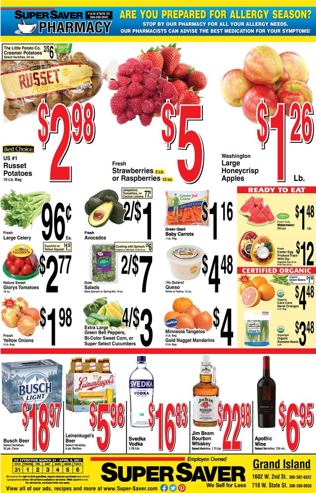 Super Saver Ad from 03/31/2021