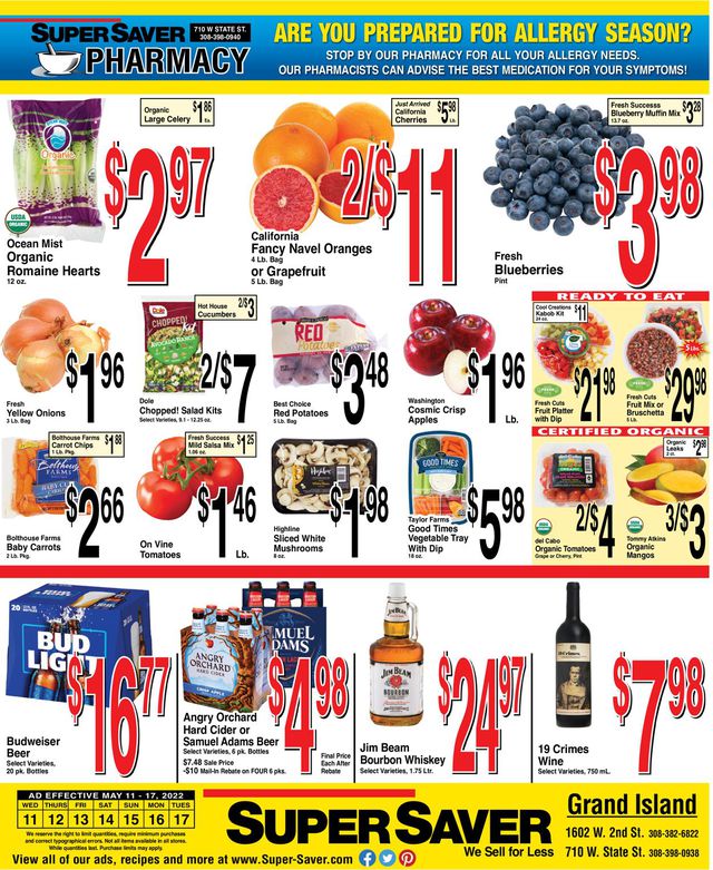 Super Saver Ad from 05/11/2022