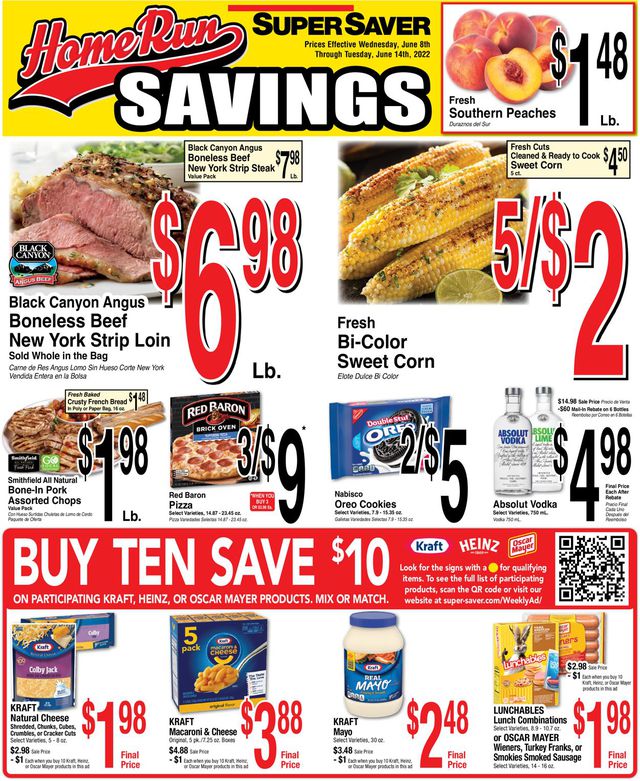 Super Saver Ad from 06/08/2022