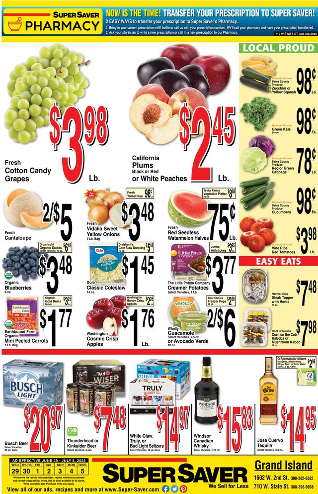 Super Saver Ad from 06/29/2022