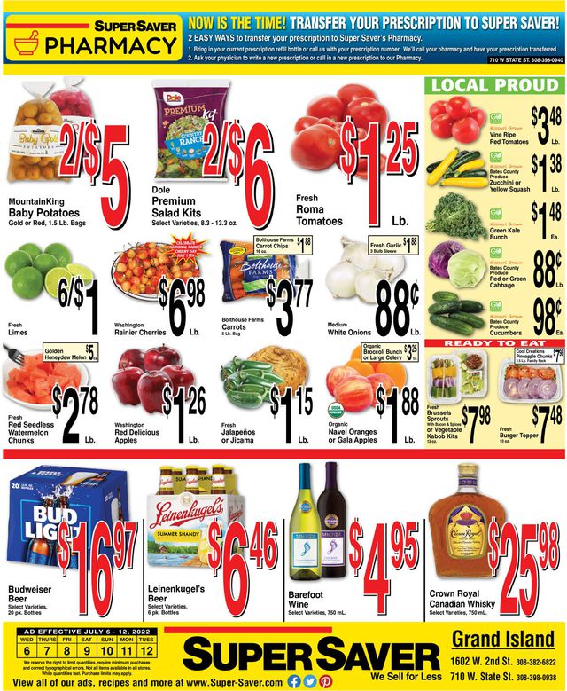 Super Saver Ad from 07/06/2022