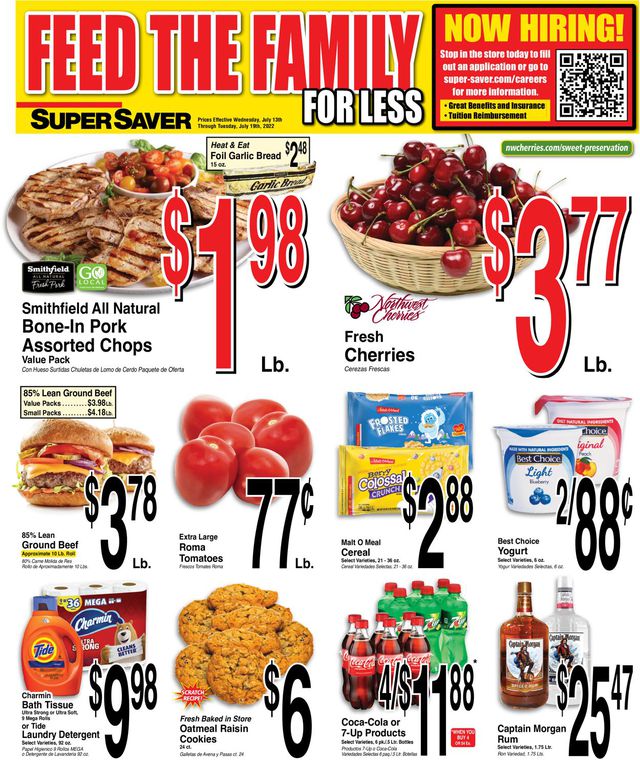 Super Saver Ad from 07/13/2022