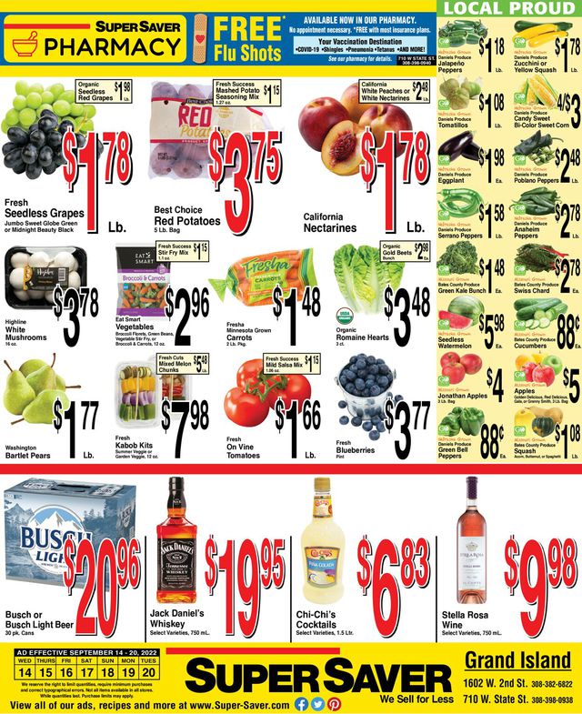 Super Saver Ad from 09/14/2022