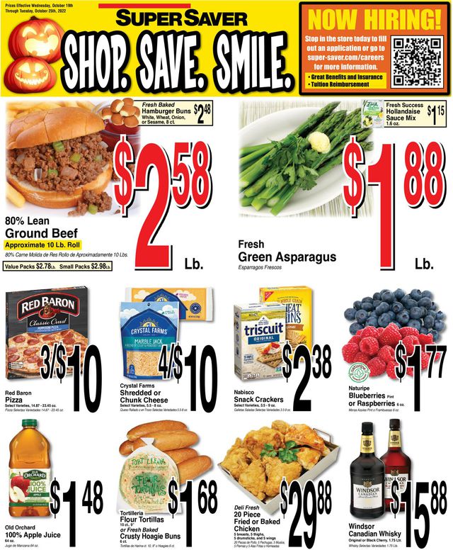 Super Saver Ad from 10/19/2022