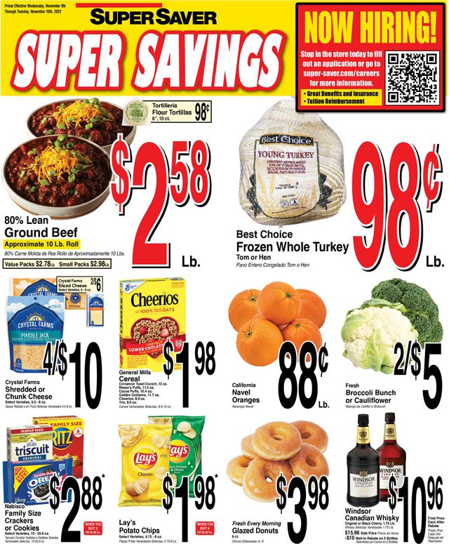 Super Saver Ad from 11/09/2022