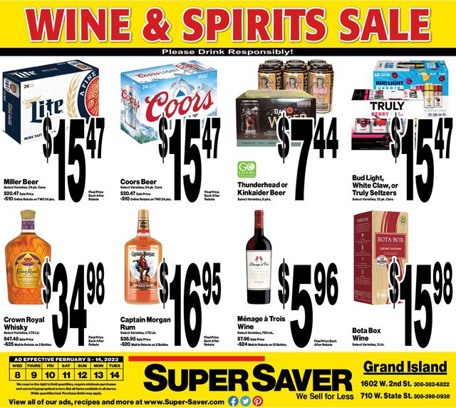 Super Saver Ad from 02/08/2023
