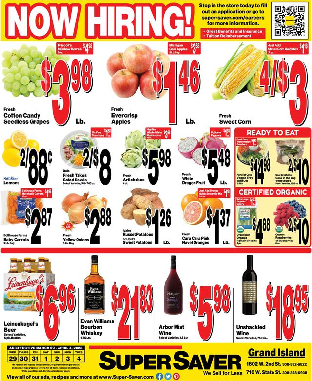 Super Saver Ad from 03/29/2023