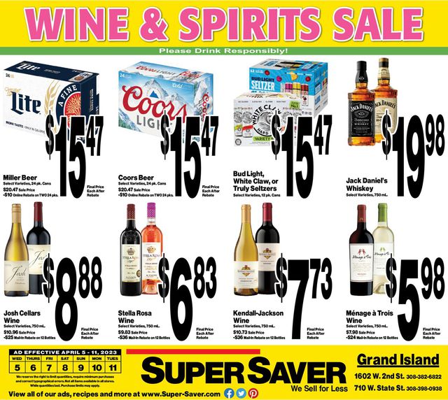 Super Saver Ad from 04/05/2023