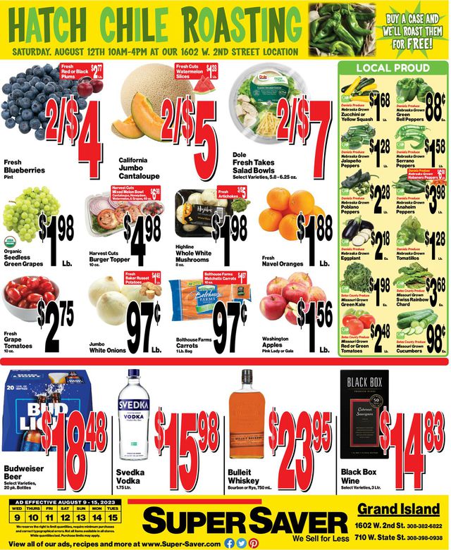 Super Saver Ad from 08/09/2023