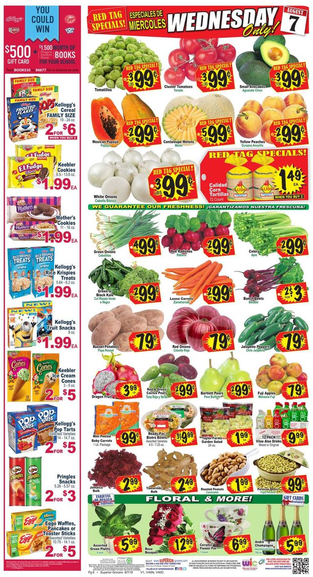 Superior Grocers Ad from 08/07/2019