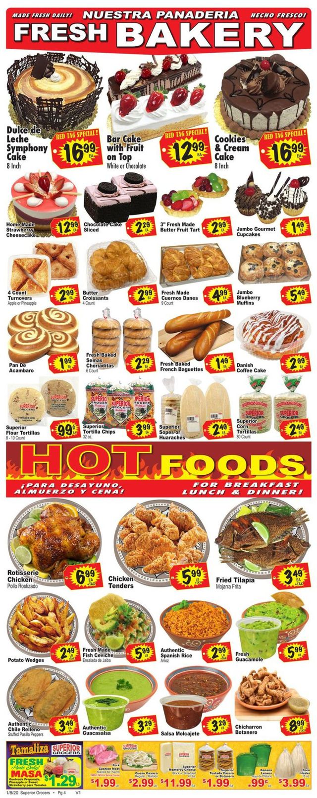 Superior Grocers Ad from 01/08/2020