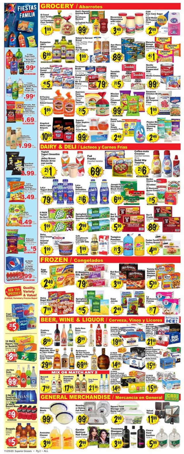 Superior Grocers Ad from 11/25/2020