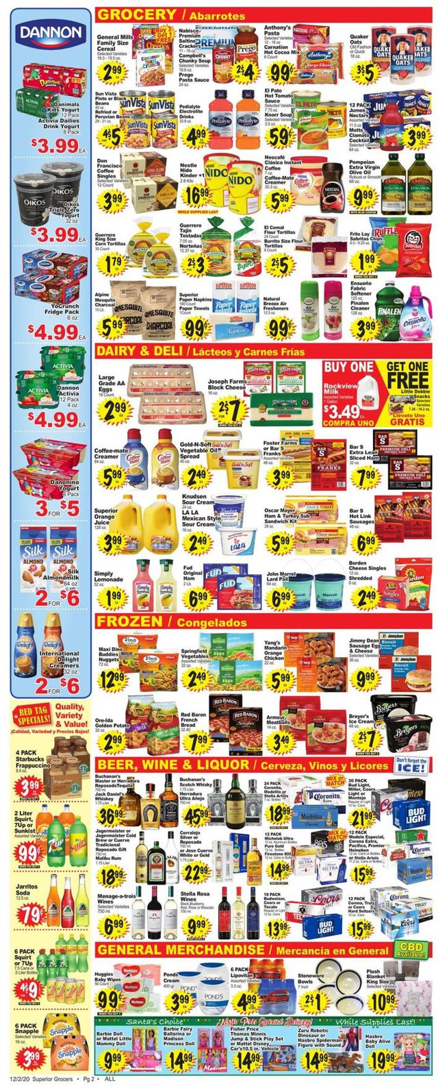 Superior Grocers Ad from 12/02/2020