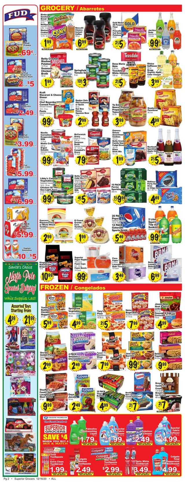 Superior Grocers Ad from 12/16/2020